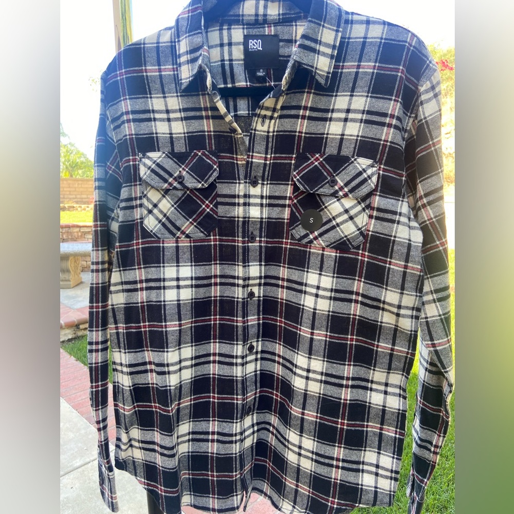 NWT Plaid RSQ Flannel.